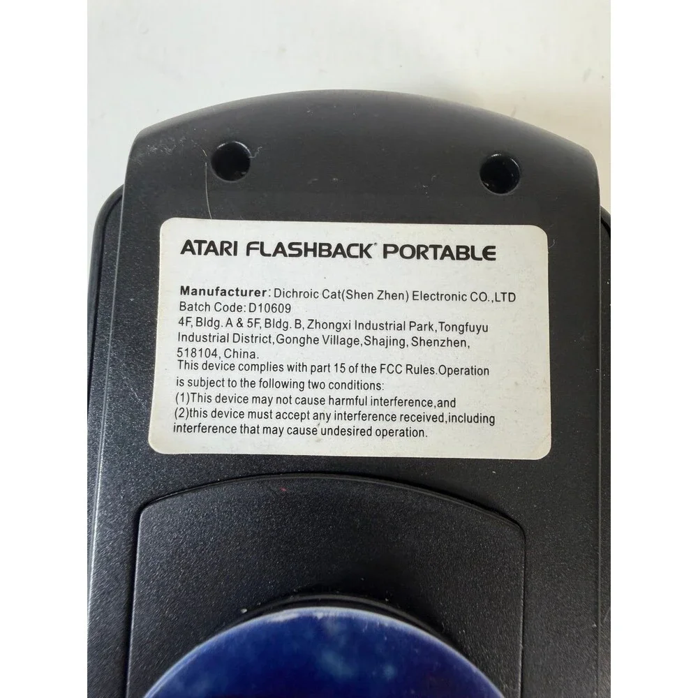 Atari Flashback Portable Handheld Console Tested Working No Charger